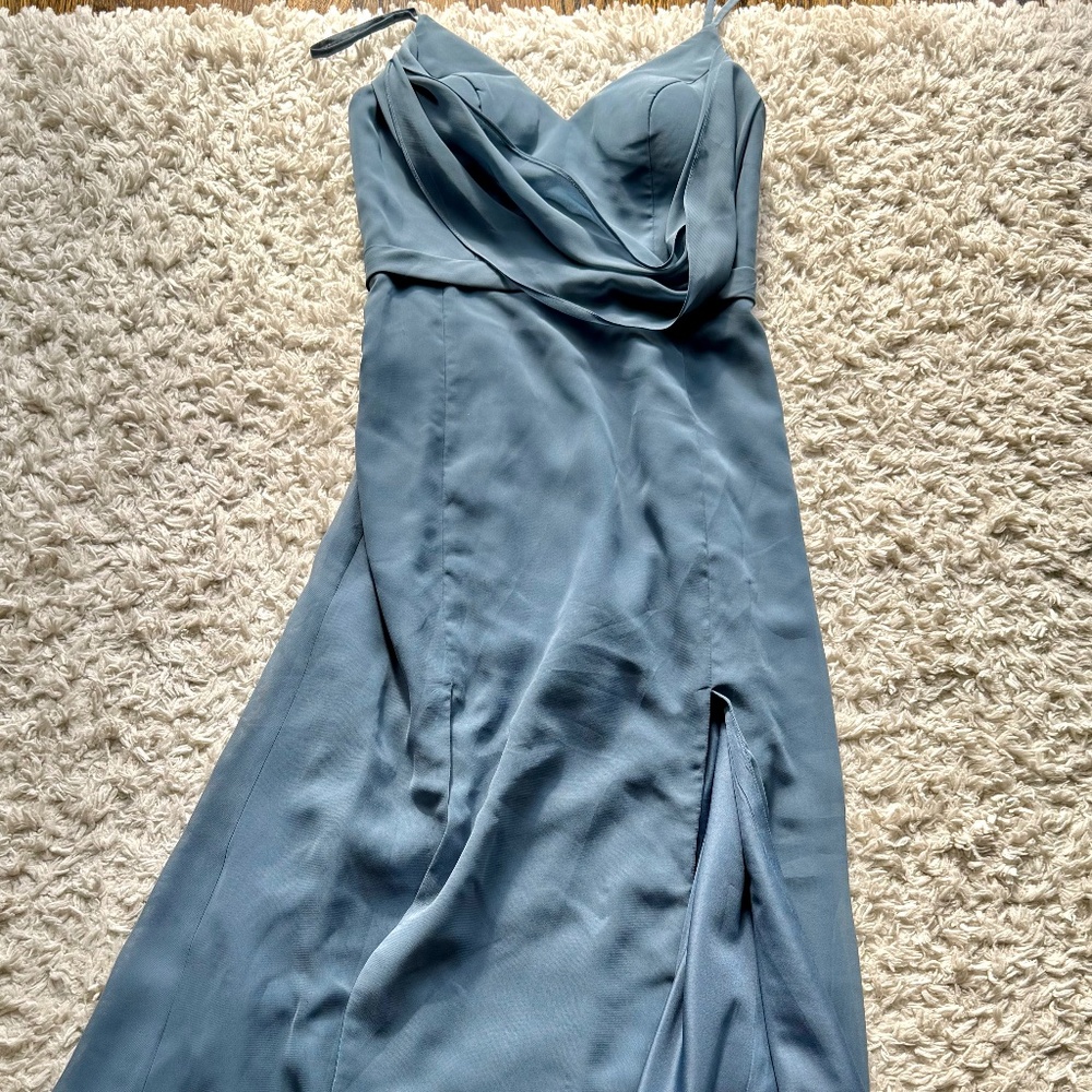 Azazie Blue Dress